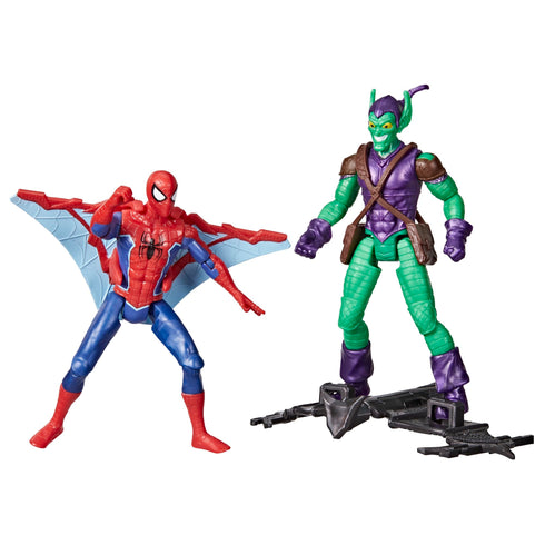 SPIDER-MAN Marvel Epic Hero Series vs Green Goblin 4-Inch Action Figure Set & 2 Accessories, Marvel Super Hero Toys for Kids Ages 4 & Up